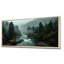 «Morning Mist In The Vancouver Mountains - Forest River Mountains, reproduction d'art sur toile, paysage vert»-1551903994-1551903885-1551903875