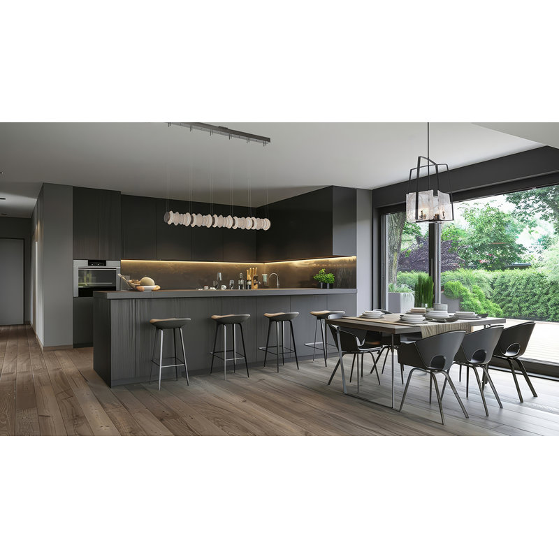 Cairn Linear LED Pendant - White, Oil Rubbed Bronze