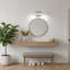 Luminaire à DEL à intensité variable pour salle de bain avec luminaire de salle de bain à DEL avec miroir de 16 po et applique murale pour salle de bain de 8 W pour salle de bain, salon, 6000 K-692013341