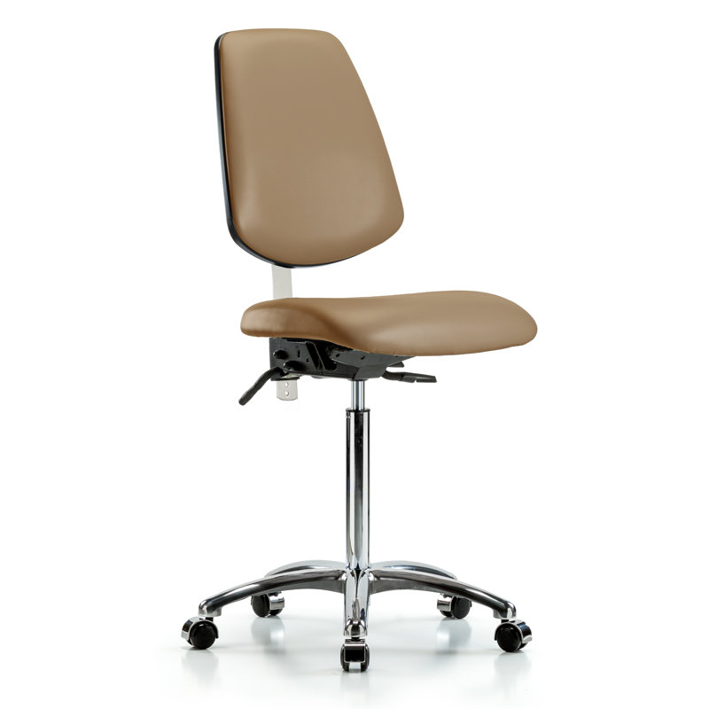 Chaise de travail Isabell, Roulettes, Non inclus, Taupe