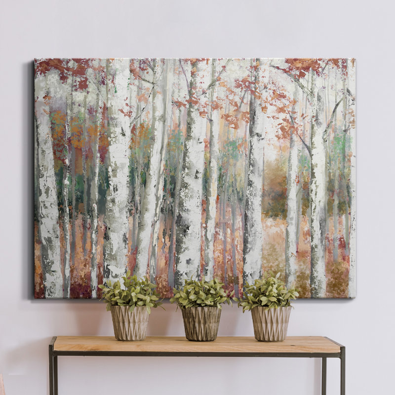 " Rustic Woodland ", 30" H x 40" W x 1.5" D