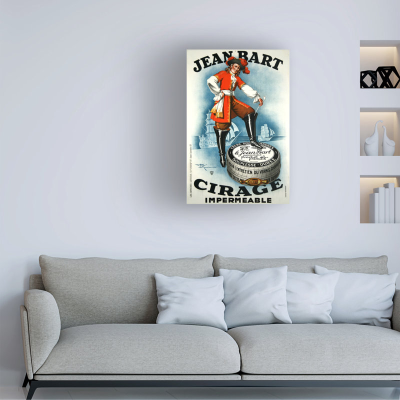 Art sur toile Marcus Jules Cigare, H 19 po x l 12 po