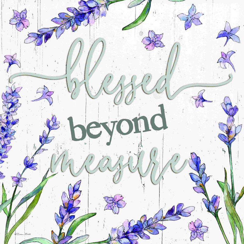 2882673_Blessed Beyond Mesure, H 12 po x l 12 po