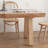Burlywood Rectangular Solid Wood Dining Table-1897195510