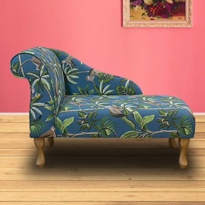 Teal Monkey Mini Chaise Longue