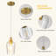 1 - Light Gold Single Pendant