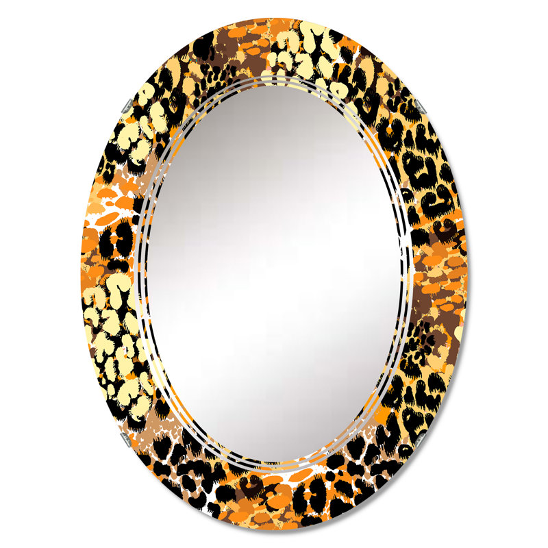 Miroir mural Osber Leopard Fashion I - Animaux, 36 po x 24 po