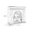 Nut-Brown Solid Wood Electric Fireplace