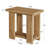 Wooden Side Table, 1 PC-2139511203-2136310106