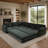Oversized L-Shaped Convertible Sofa Bed with Removable Cushions