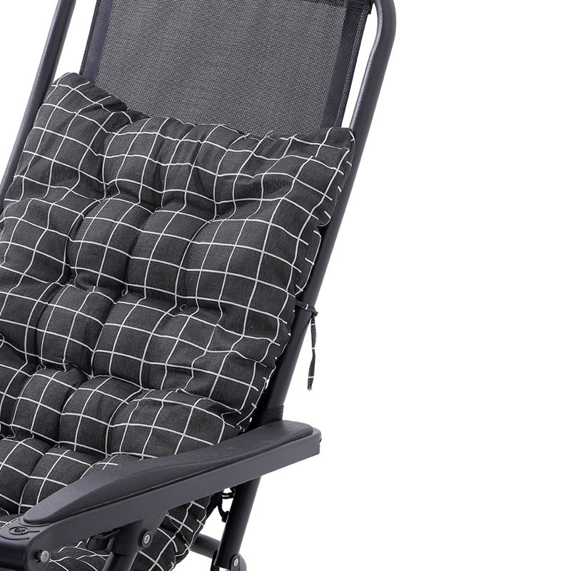 Seat Cushion, 160cm W x 50cm D, Black