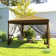 Pop Up 25 Ft. W x 25 Ft. D Metal Soft-top Canopy