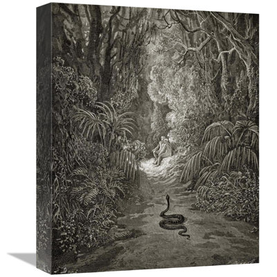 " Satan As A Serpent, Enters Paradise In Search Of Eve (from Milton " by Gustave Dore
