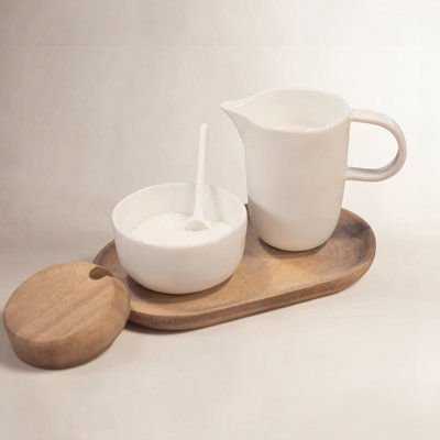 Bonjour Cream and Sugar Set with Tray
