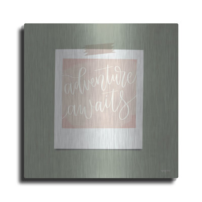 «Adventure Awaits» par Imperfect Dus de Luxe Métal Art «Adventure Awaits» par Imperfect Dust