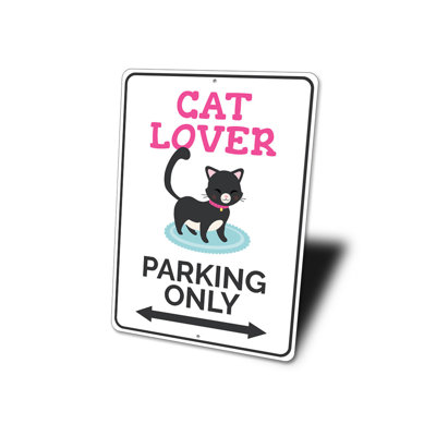 Plaque en aluminium pour chat