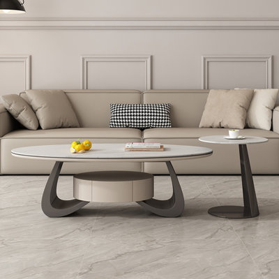Table basse avec rangement Turman 2 Bunching Tables
