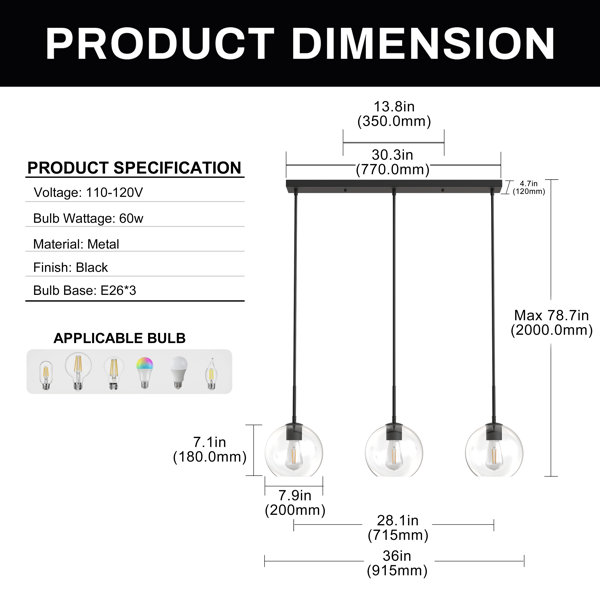 Dimensions du produit