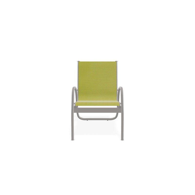 Fauteuil de patio Gardenella, Lime 38D Sunbrella®, Gris chaleureux texturé