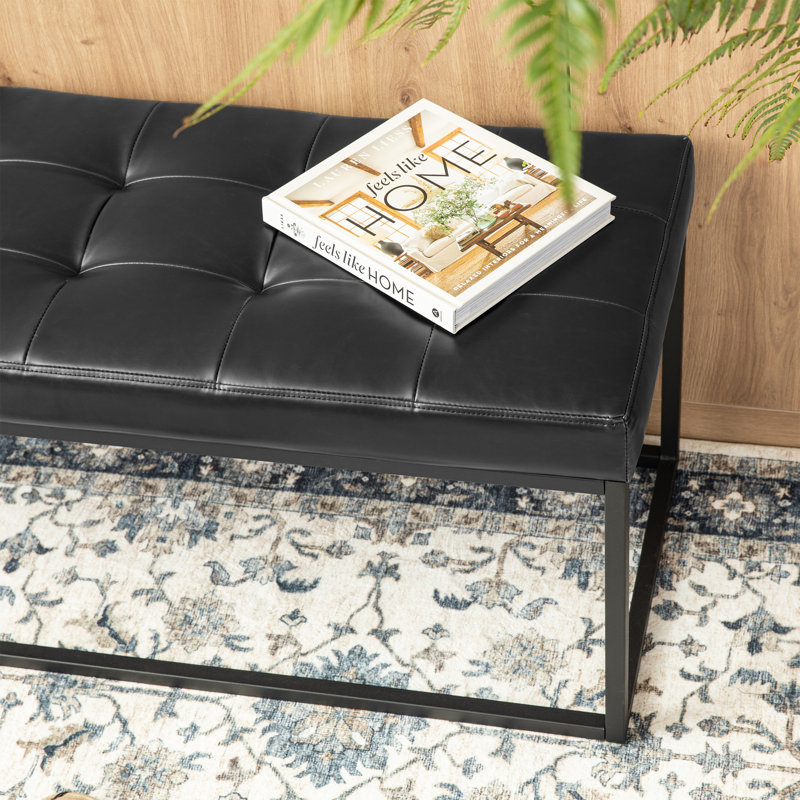 Banc rembourré en polyuréthane Kamryne
