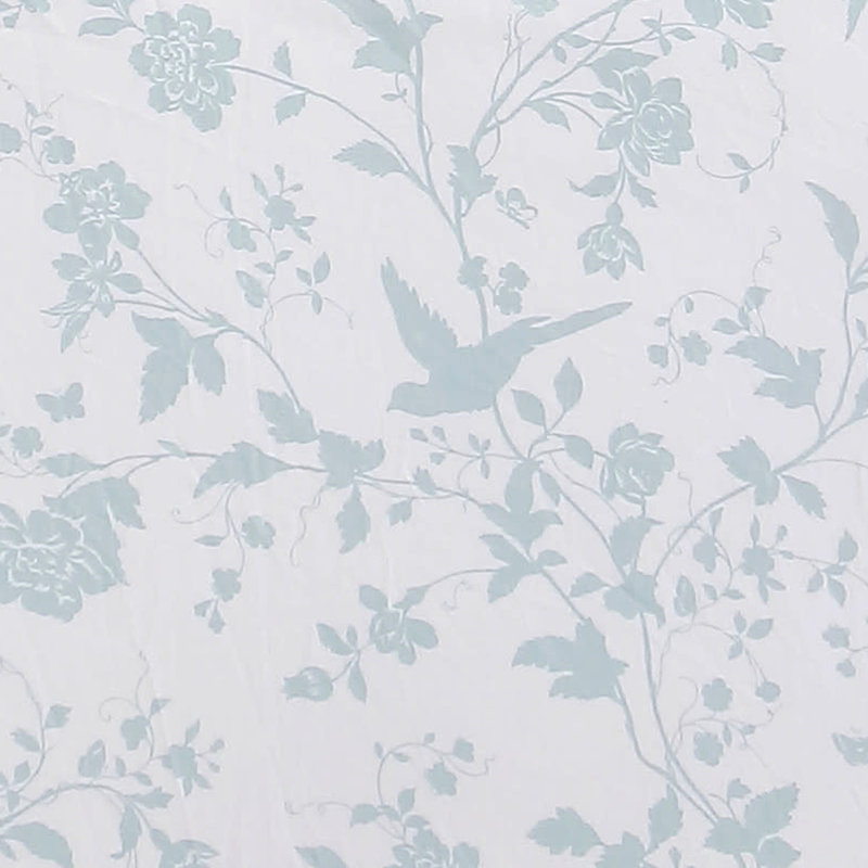 Laura Ashley Printed Cotton Sateen Pillowcase Set, Garden Palace Blue
