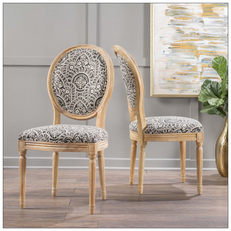 Ensemble de deux chaises de salle à manger pour la maison, la salle à manger et la cuisine