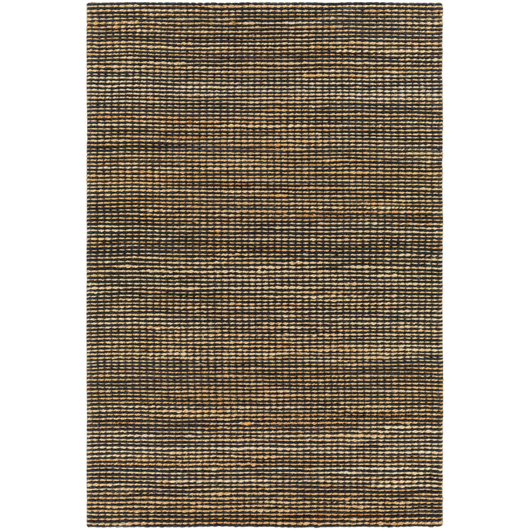 Werts Handmade Tufted Farmhouse Jute Tasseled Brown Rug Bay Isle Home Rug Size: Rectangle 2' x 3