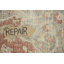 Laine antique pré-1900 taille palais 13 x 16