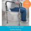 Cadres de sécurité pour siège de toilette BIRDROCK ACCUEIL | Support de main courante pour salle de bain | Installation facile - personnes âgées, personnes à mobilité réduite, personnes à mobilité réduite | Surélevé, surélevé, assistance, c