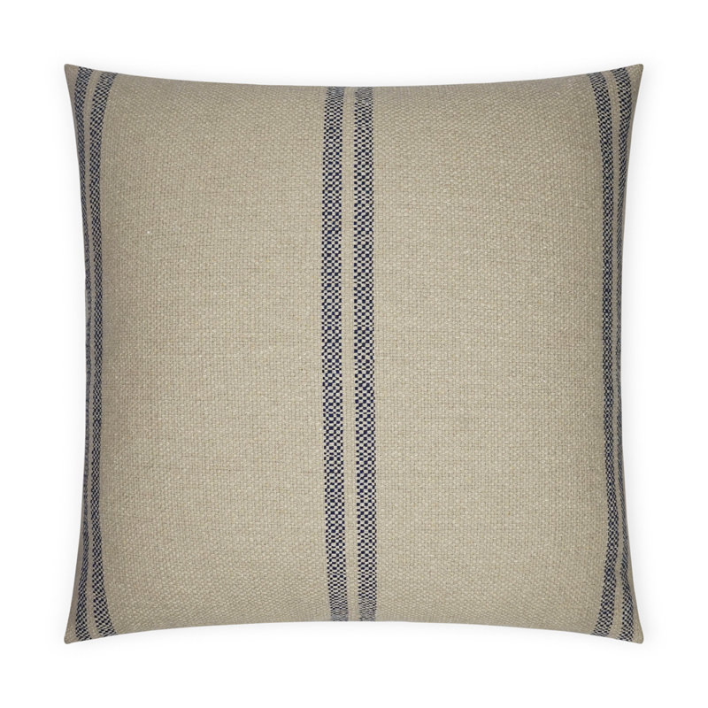 Vendella Pillow Cover & Insert, Square 24", Jute