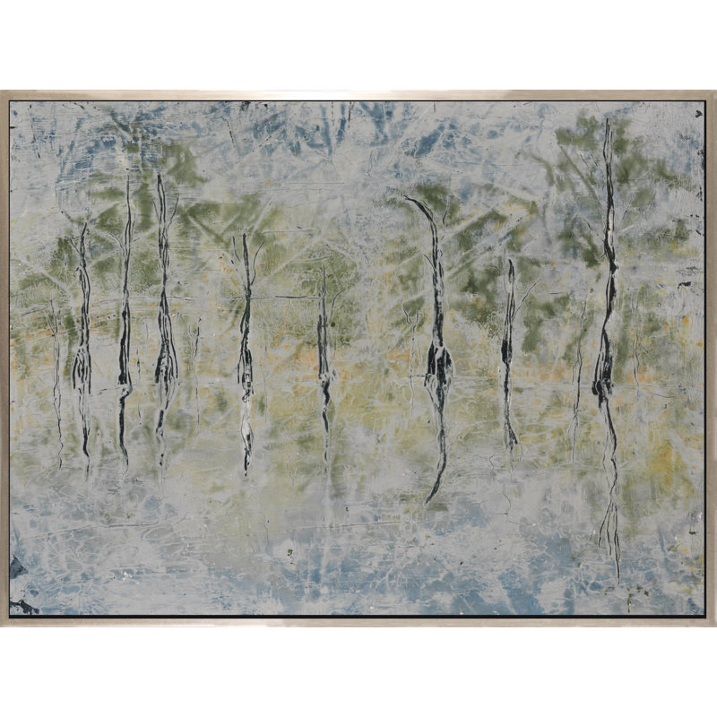 " Blue Cypress Lake " Painting Print