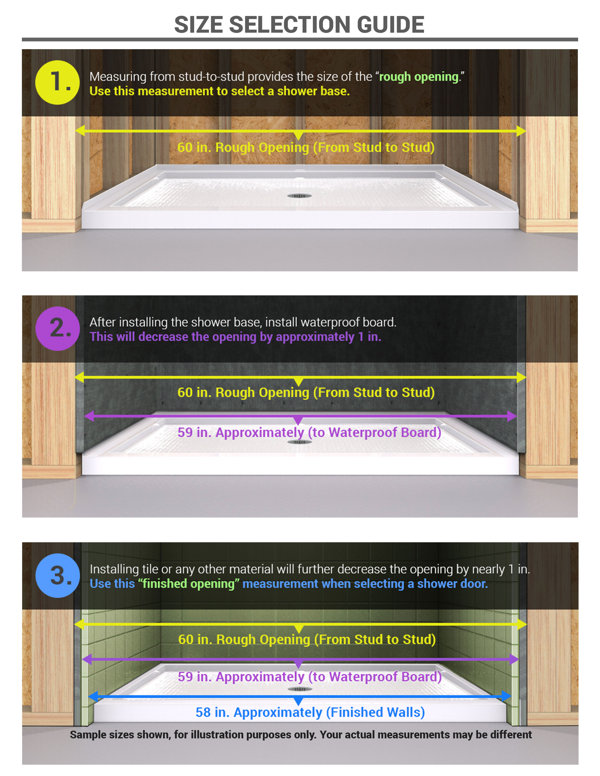 Shower Tray Size Guide