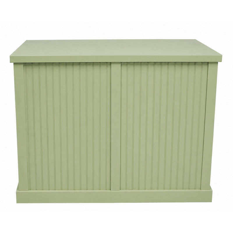 Îlot de cuisine Poplar Millwork en vert, Green