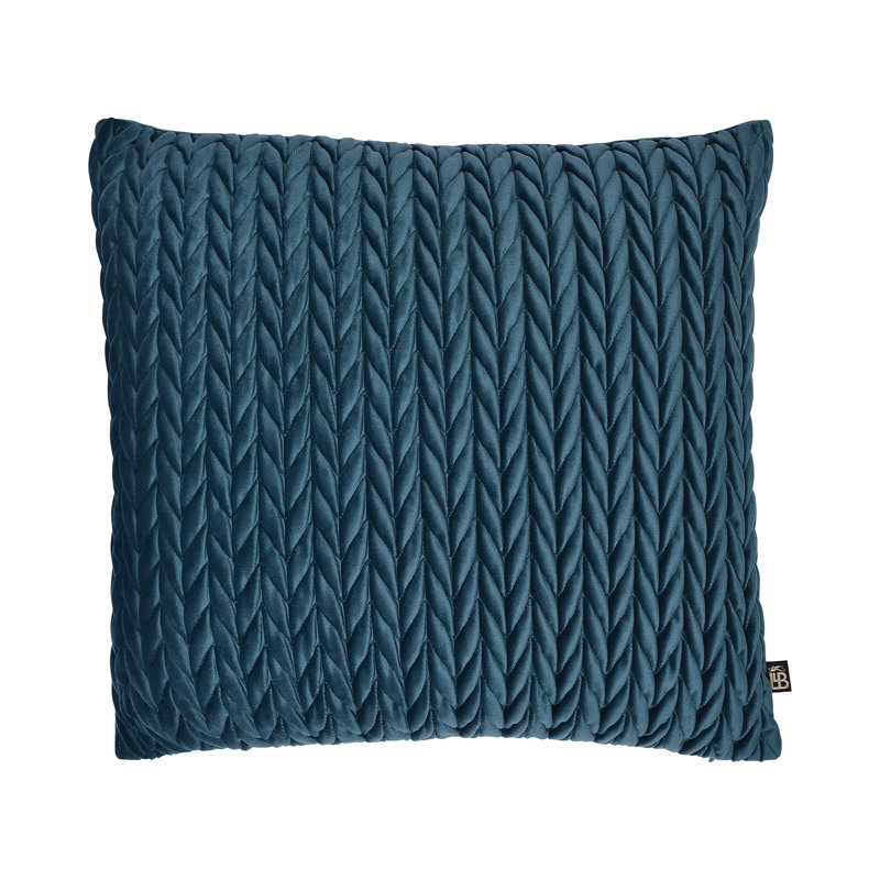Amory Chevron Square Scatter Cushion Cushion Cover, Teal