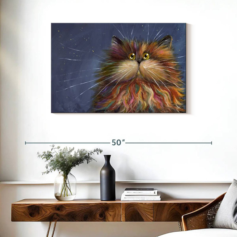 Pixie Kitty, 24" H x 36" W