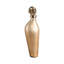 Vase décoratif en verre mince avec couvercle en métal pour décoration intérieure-681658636