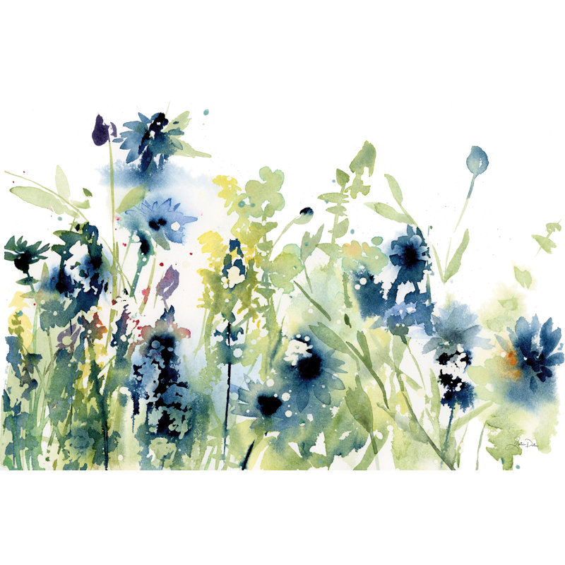 Fleurs de prairie sauvage, H 48 po x l 32 po x P 1,25 po