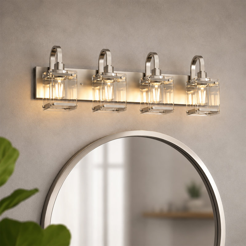 Éclairage pour meuble-lavabo 23,5 pouces, Nickel, 4