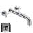 SUMERAIN High Flow Bathtub Faucet,  Extra Long Spout Double Handle Wall Mounted Tub Filler-64613513-92914150
