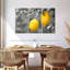 Ensemble de 3 citrons pop sur toile-1242645080