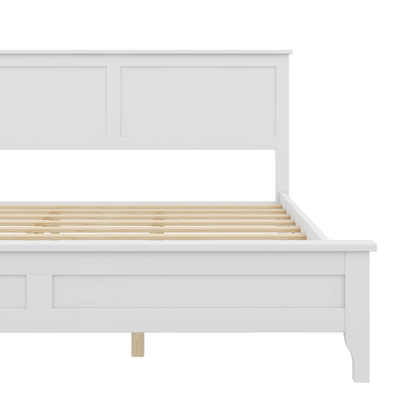 Queen Modern Timber-Constructed Platform Bed