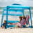 Beach Cabana  Beach Canopy Easy Set Up And Take Down  Cabana Tent With Sand Pockets  Instant Sun Shade With Side Wall