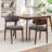 Upholstered Solid Wood Dining Chair Side Chair-1686037626