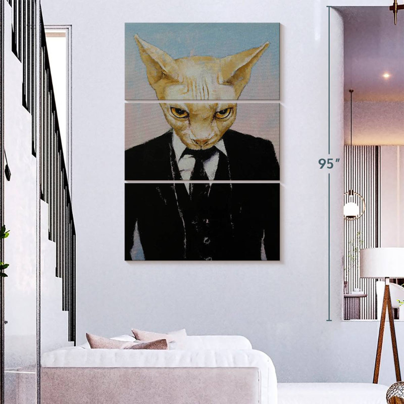 Brampt Mister Cat, 57" H x 36" W