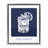 Navy Keep Your Gin Up Floating Frame, design by Lettered and Lined-1058088405-1058088407