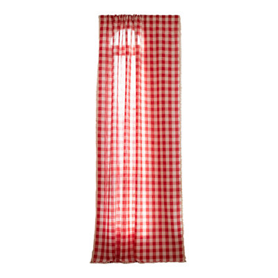 Rideaux semi-tissés de style champêtre
