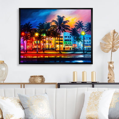 «Miami Beach Holidays II», reproduction sur toile