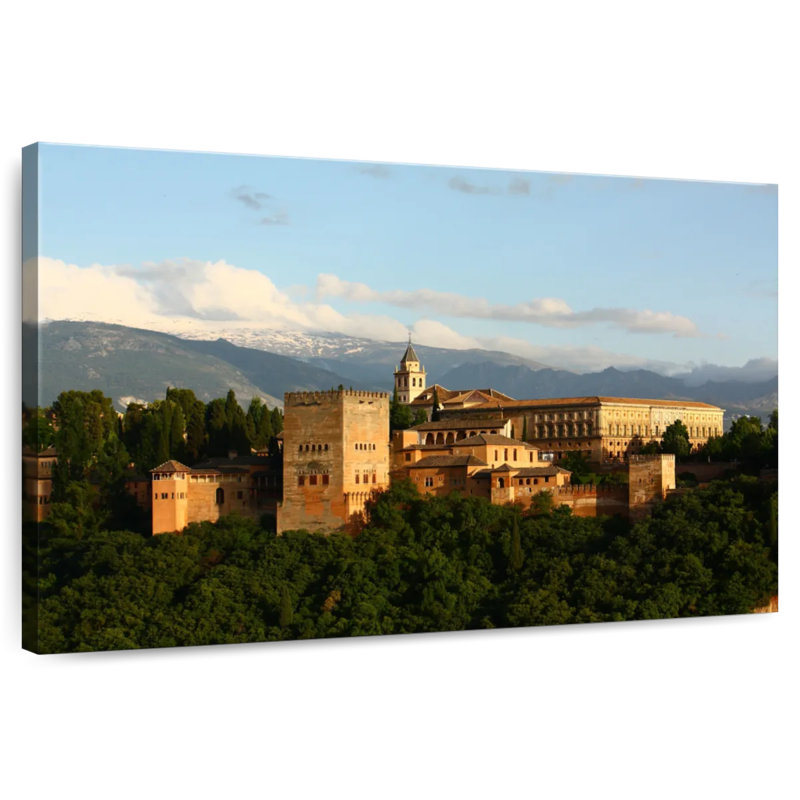 Palais de Nicci Alhambra en Espagne, H 26 po x l 39 po