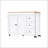 74.8" Kitchen Island with Extendable Dining Table (Seats 2 Extra) – White-129895307