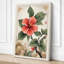 Hibiscus in Gold Botanical - Wrapped Canvas-1698968461-1698968466